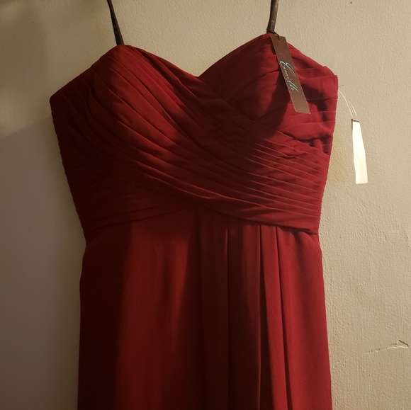 NWT Camille La Vie Cranberry Dress - Picture 3 of 4